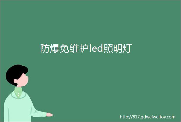 防爆免维护led照明灯